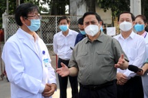 Thủ tướng kiểm tra công tác phòng, chống dịch Covid-19 tại Bình Dương