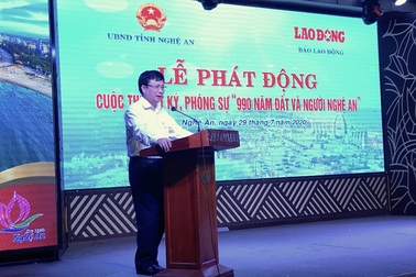 Phát động cuộc thi bút ký, phóng sự 990 năm đất và người Nghệ An