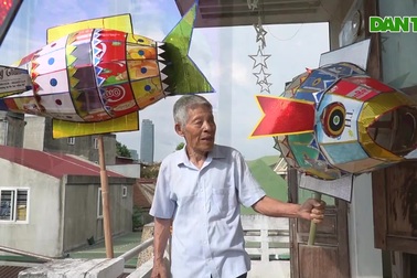 Cụ ông 74 tuổi hơn 30 năm "giữ hồn" đèn Trung thu truyền thống