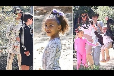 Kim Kardashian đưa North West tới nhà thờ