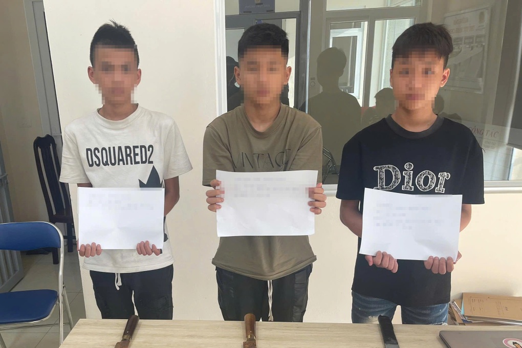 Bắt giữ 3 thanh, thiếu niên cầm kiếm đi cướp tài sản ở Hà Nội - 1 Bắt giữ 3 thanh, thiếu niên cầm kiếm đi cướp tài sản ở Hà Nội - 1