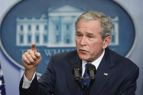 Cuộc họp báo cuối cùng của ông Bush: Hài hước và căng thẳng