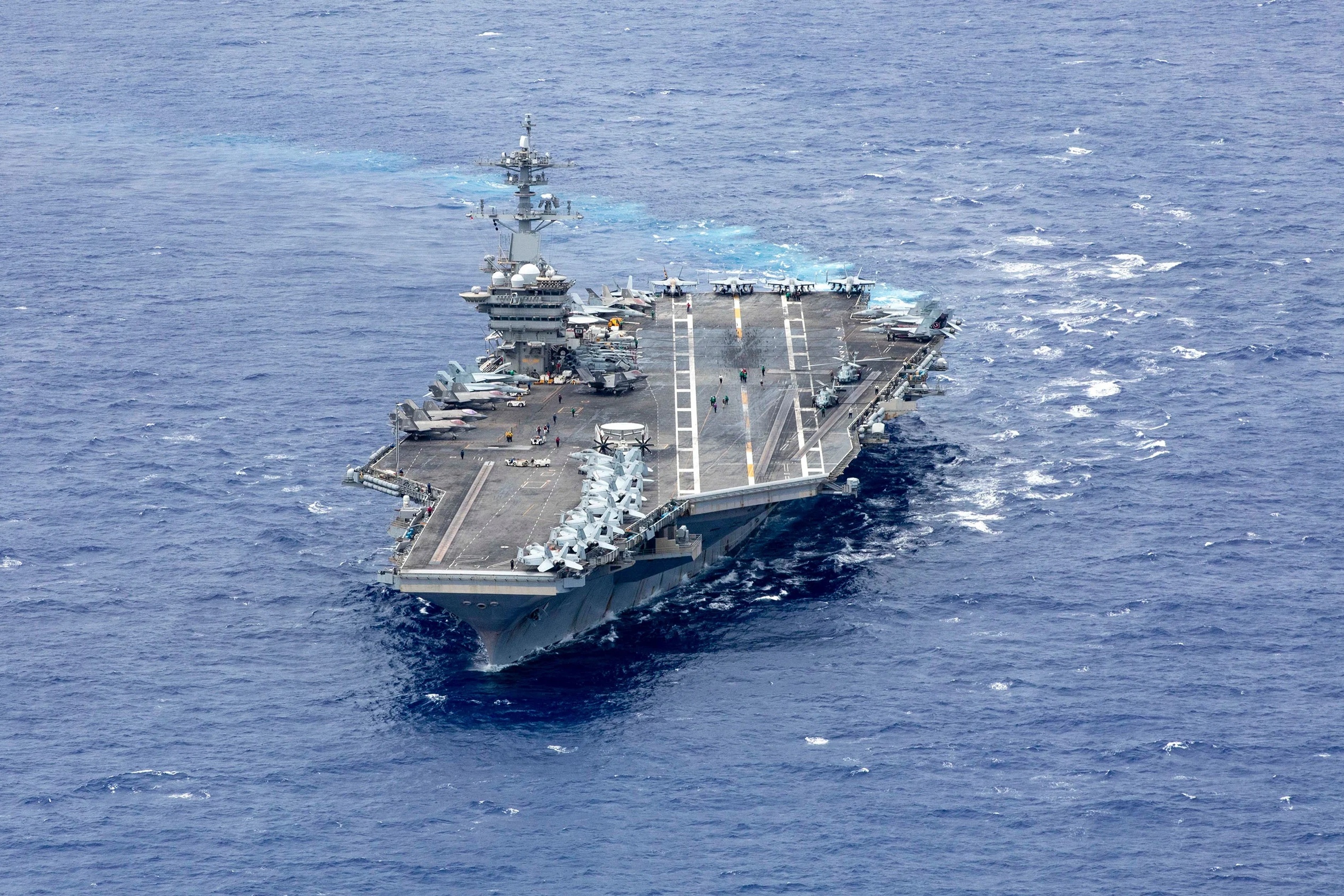 Tàu sân bay USS Abraham Lincoln của Mỹ (Ảnh: Hải quân Mỹ).