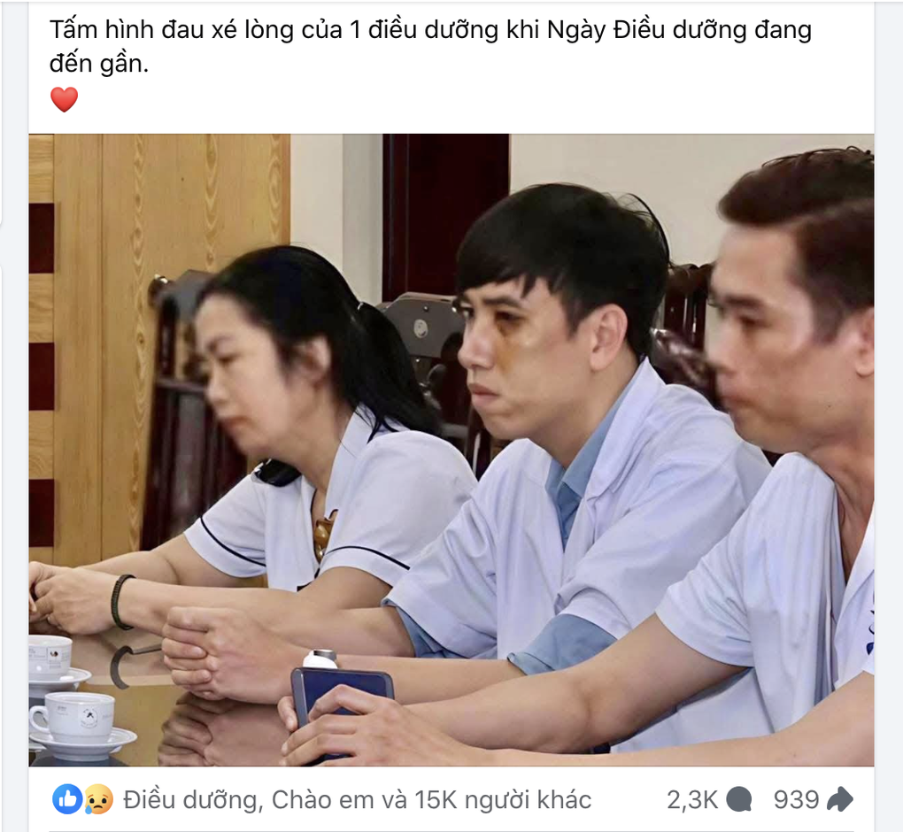 Đau lòng bức ảnh điều dưỡng sưng mắt vì bị đánh trước ngày tôn vinh nghề - 1 Đau lòng bức ảnh điều dưỡng sưng mắt vì bị đánh trước ngày tôn vinh nghề - 1