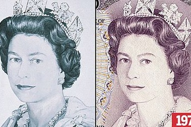 50 năm chân dung Nữ hoàng Anh trên các đồng Bảng