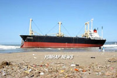 Tàu Việt Nam "dính" bão Nabi tại Hàn Quốc 