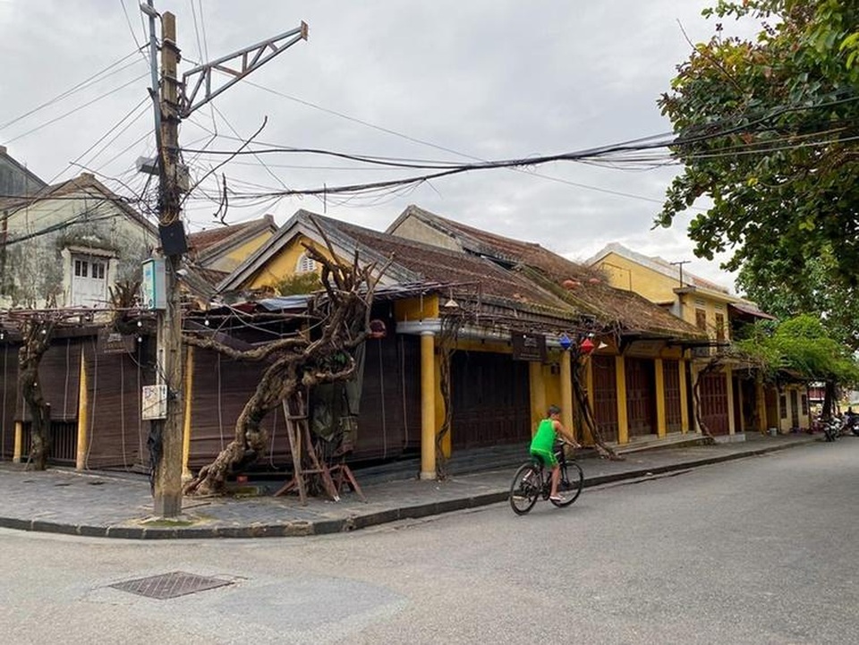 Giàn hoa giấy sống ảo ở Hội An trơ trụi sau bão - 3 Giàn hoa giấy sống ảo ở Hội An trơ trụi sau bão - 3