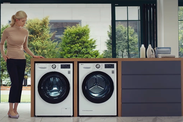 Máy giặt sấy dùng trí tuệ nhân tạo LG AI DD đánh bay nỗi lo trời nồm