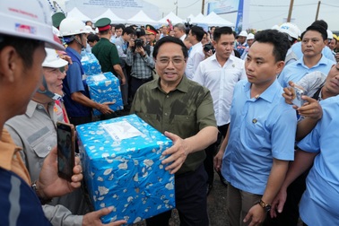 Thủ tướng Phạm Minh Chính bấm nút khởi công nhà ga sân bay Long Thành