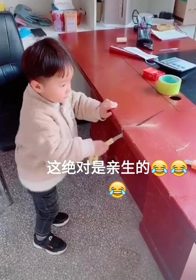Ở nhà lâu quá vì dịch Covid-19, hết thứ để chơi cậu bé 4 tuổi nghĩ ra trò tiêu khiển làm bố chỉ muốn bốc hỏa - Ảnh 2. Ở nhà lâu quá vì dịch Covid-19, hết thứ để chơi cậu bé 4 tuổi nghĩ ra trò tiêu khiển làm bố chỉ muốn bốc hỏa - Ảnh 2.