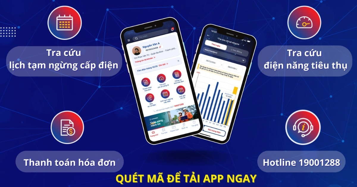 Ứng dụng EVNHANOI giúp người dân Hà Nội kiểm soát chi tiêu điện mùa nắng nóng