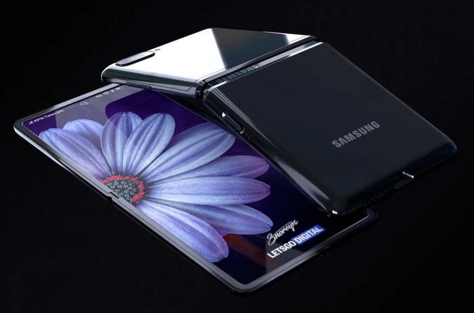 Ngắm concept tuyệt đẹp của smartphone màn hình gập Galaxy Z Flip - 1 Ngắm concept tuyệt đẹp của smartphone màn hình gập Galaxy Z Flip - 1