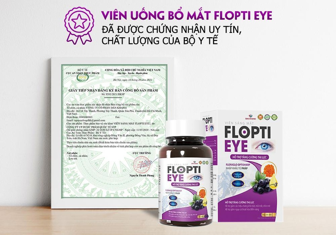 Viên uống bổ mắt Flopti Eye - sự kết hợp giữa công nghệ tiên tiến cùng với thảo dược tự nhiên - 3