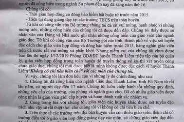 Giáo viên hợp đồng “cay đắng” rời bục giảng vì huyện không có chỉ tiêu biên chế