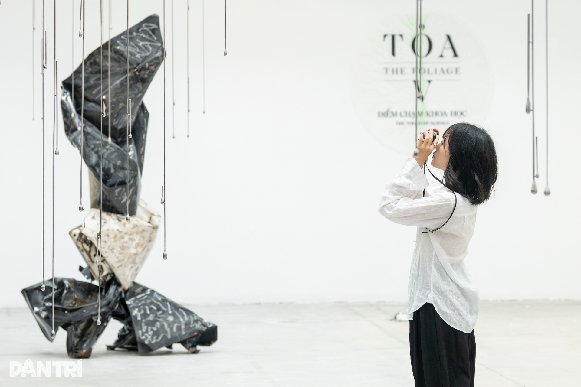 វត្ថុបុរាណ “កើតជាថ្មី” ក្នុងទម្រង់សិល្បៈនៅឯការតាំងពិព័រណ៍នៅទីក្រុងហាណូយ - ៣ Chất liệu cũ “tái sinh” trong hình hài nghệ thuật ở triển lãm tại Hà Nội - 3