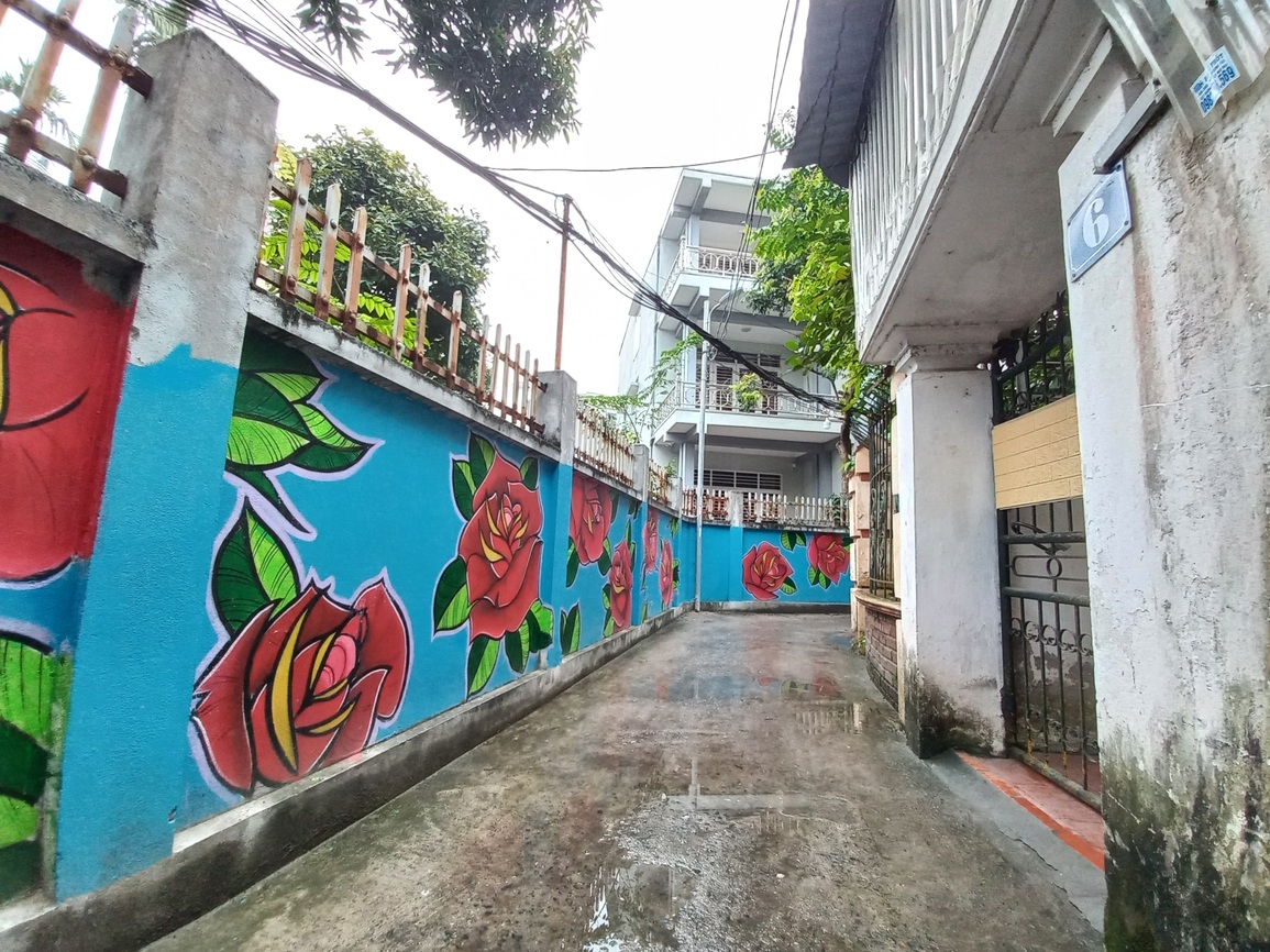 Thợ xăm hình bỏ tiền túi vẽ tranh, biến ngõ nhỏ thành điểm checkin cực chất - 4 Thợ xăm hình bỏ tiền túi vẽ tranh, biến ngõ nhỏ thành điểm checkin cực chất - 4