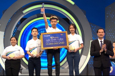 Nam sinh Hà Tĩnh không có đối thủ ở cuộc thi tuần Olympia