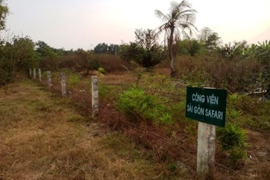 Công viên lớn nhất Việt Nam như... “cánh đồng hoang”