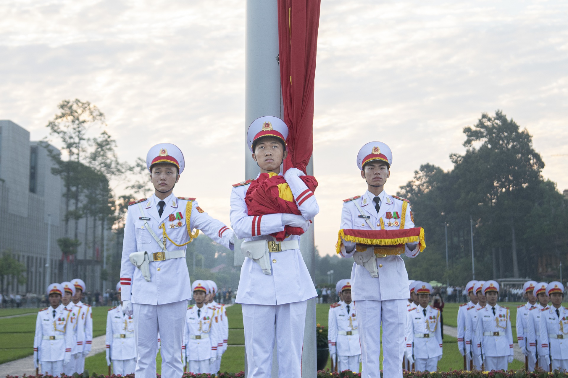 Trang nghiêm Lễ Thượng cờ chào mừng Quốc khánh 2/9 - 8