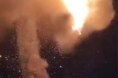 Nổ trạm xăng ở Romania