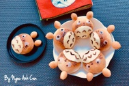 Biến tấu công thức làm bánh mì thành chiếc bánh hình mèo Totoro đáng yêu
