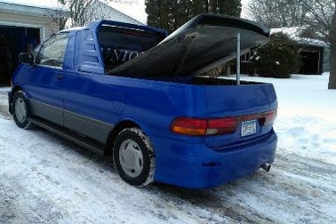 Độ Toyota Previa thành xe bán tải 