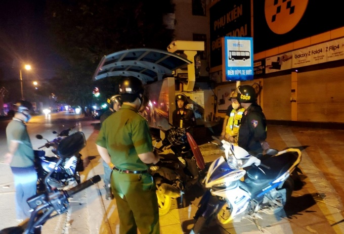 Lực lượng 282 Thanh Hóa tuần tra, xử lý các trường hợp vi phạm trật tự, an toàn giao thông