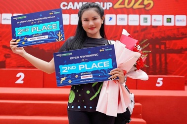 VĐV xinh đẹp bật mí cách thi đấu tốt ở Aqua Warriors Vân Đồn - Camel Cup