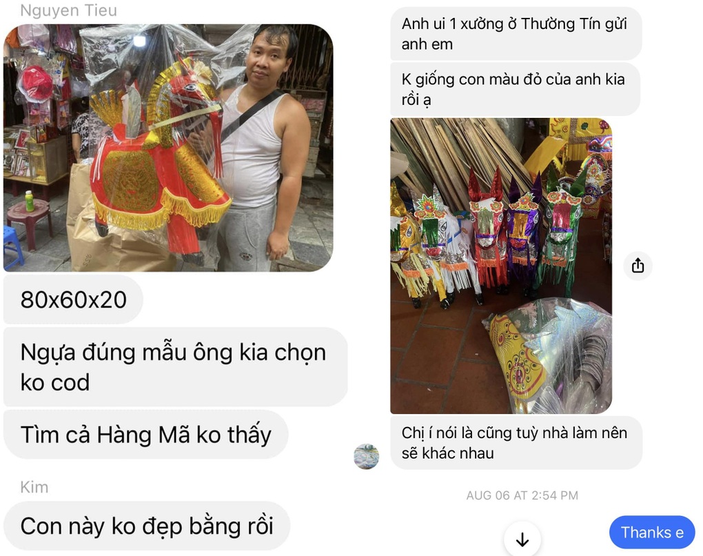 Lùng khắp Hà Nội để mua ngựa giấy gửi tặng vị khách Tây - 2