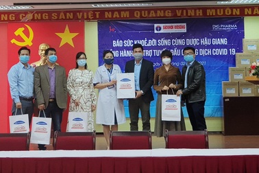 50.000 chai gel rửa tay kháng khuẩn Bioskin hỗ trợ tuyến đầu chống dịch