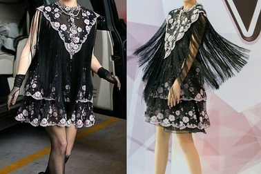 BTV Quỳnh Chi “đụng hàng” với Lady Gaga