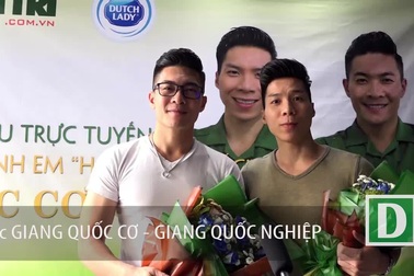 Hai anh em "Hoàng tử xiếc" cám ơn độc giả