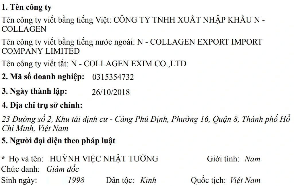 Ai đứng sau công ty bán sản phẩm giảm cân do Ngân Collagen quảng cáo? - 1