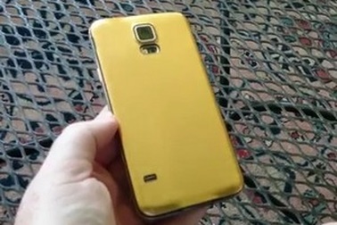 Lộ clip thực tế phiên bản Galaxy S5 vỏ nhôm