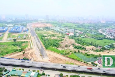 Cận cảnh tuyến đường nghìn tỷ đang gấp rút hoàn thành tại Hà Nội