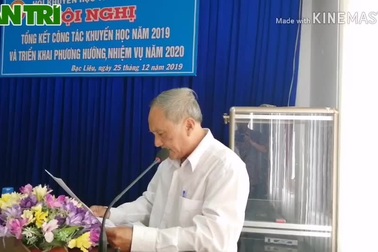 Hội Khuyến học tỉnh Bạc Liêu tổng kết năm 2019 và triển khai nhiệm vụ năm 2020.