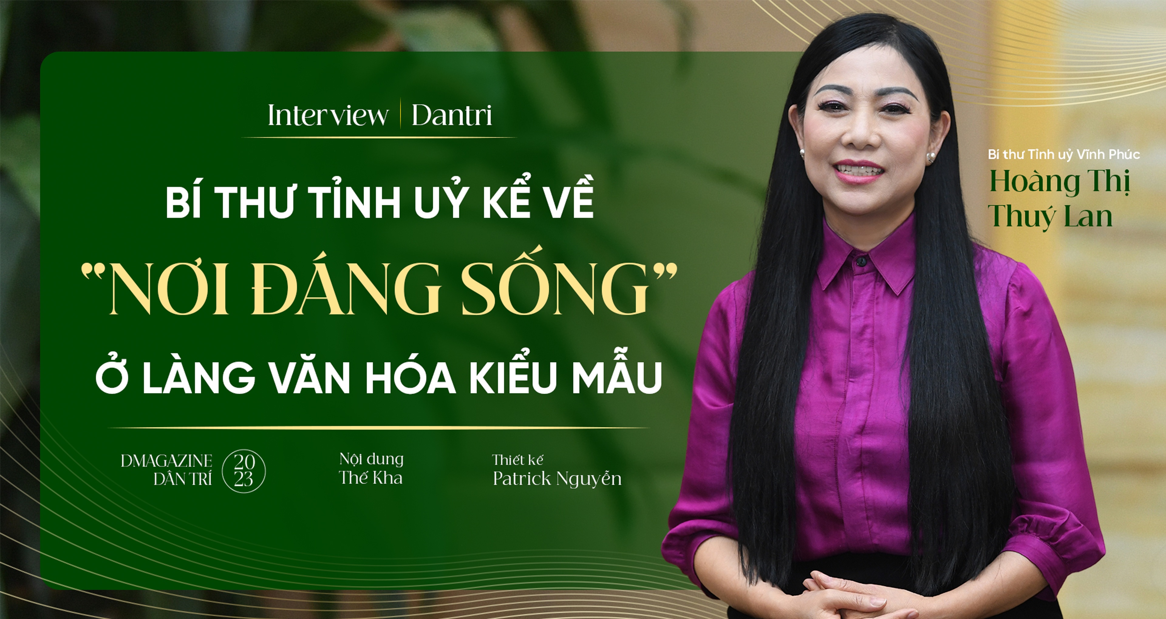 Bí thư Tỉnh ủy kể về "nơi đáng sống" ở Làng văn hóa kiểu mẫu