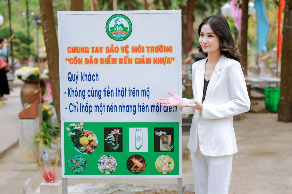 Hoa hậu Nguyễn Thanh Hà trăn trở về môi trường ở Côn Đảo - 1 Hoa hậu Nguyễn Thanh Hà trăn trở về môi trường ở Côn Đảo - 1