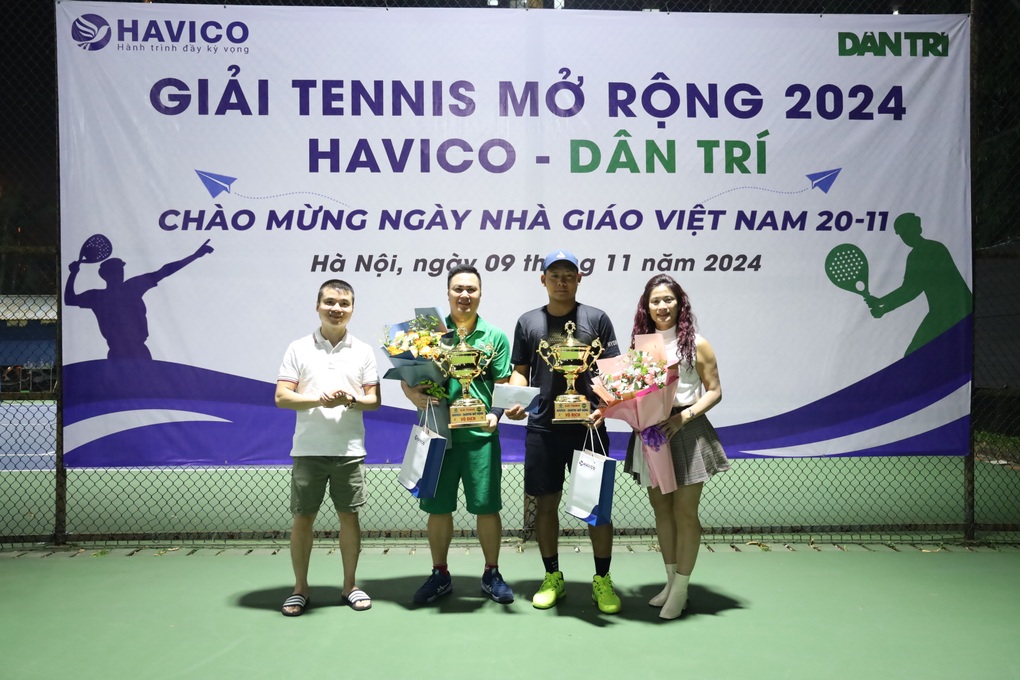 Giải tennis Havico - Dân trí mở rộng chào mừng Ngày Nhà giáo Việt Nam - 4 Giải tennis Havico - Dân trí mở rộng chào mừng Ngày Nhà giáo Việt Nam - 4