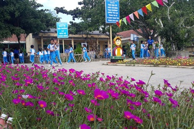 Quảng Ngãi: Học sinh thích thú với giờ ra chơi trải nghiệm