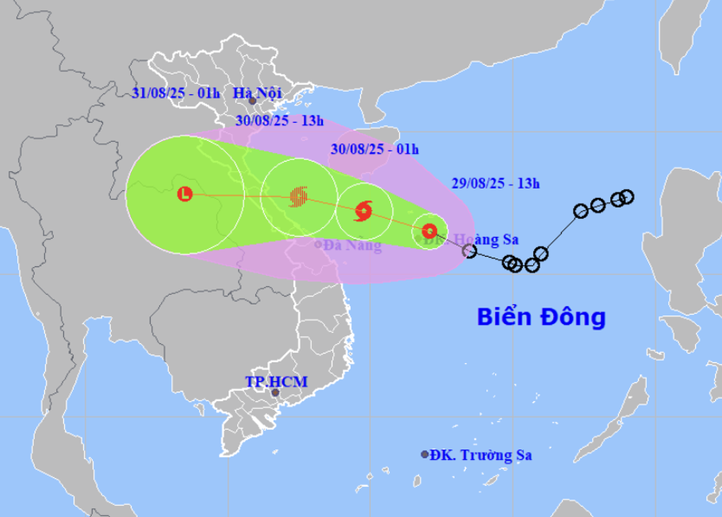 Bão số 6 dự kiến hình thành đêm nay, di chuyển nhanh vào đất liền nước ta - 1