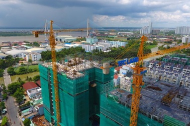 Dự án khu căn hộ cao cấp của TTC Land tại quận 7 cất nóc