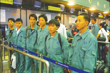 Xuất khẩu lao động tăng mạnh trong 6 tháng đầu năm 2014