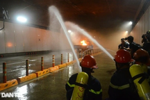 Cấm xe lưu thông qua đường hầm sông Sài Gòn trong 3 đêm