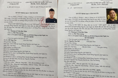 Nghệ An: Công an truy tìm 2 nghi can giết người