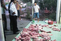 Tạm giữ hơn 130 kg thịt heo không qua kiểm dịch