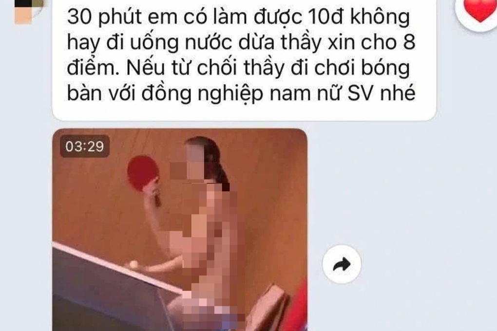 Nghi vấn cán bộ Đại học Vinh gửi ảnh nhạy cảm, đe dọa nữ sinh - 2 Nghi vấn cán bộ Đại học Vinh gửi ảnh nhạy cảm, đe dọa nữ sinh - 2