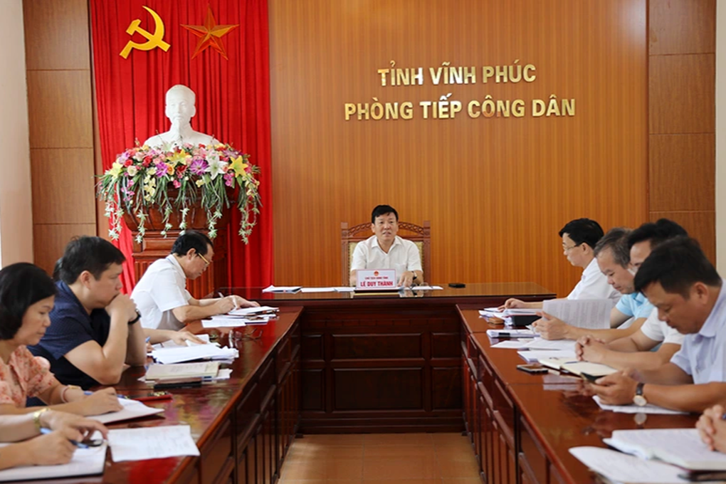 Vĩnh Phúc có 23 vụ việc khiếu nại, tố cáo phức tạp, kéo dài - 1 Vĩnh Phúc có 23 vụ việc khiếu nại, tố cáo phức tạp, kéo dài - 1