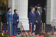 Lễ đón Tổng Bí thư, Chủ tịch nước Tô Lâm và Phu nhân thăm cấp Nhà nước Singapore