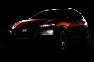 Hyundai Kona dần lộ diện